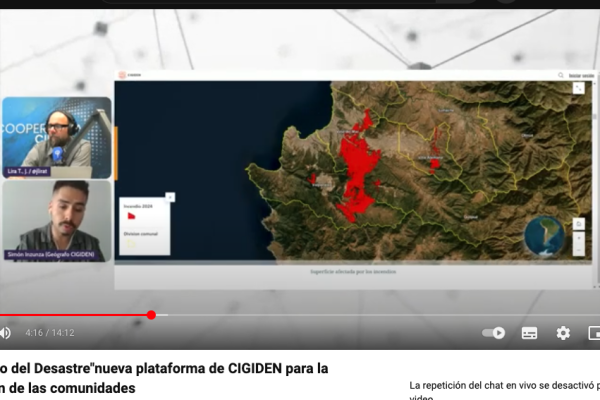 Cooperativa Ciencias | “Repositorio del Desastre” nueva plataforma de CIGIDEN para la autogestión de las comunidades