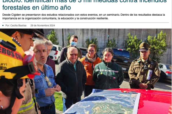 Diario Concepción | Biobío: identifican más de 3 mil medidas contra incendios forestales en último año