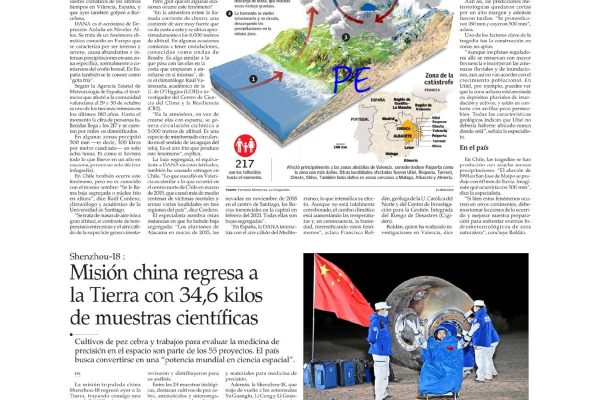 El Mercurio (Vida, Ciencia y Tecnología) | ¿Qué es la DANA? Un fenómeno meteorológico que también ocurre en Chile