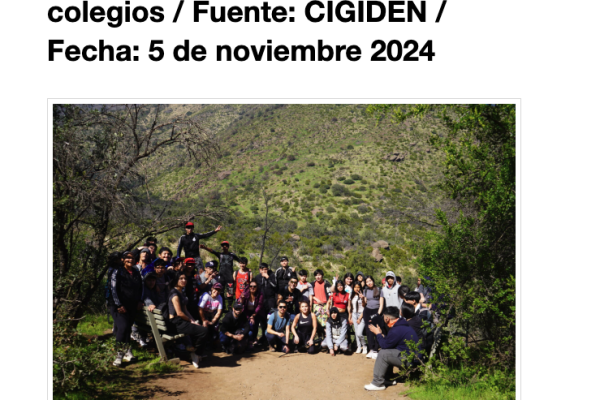 RNE | Crean metodología para el mapeo de riesgos naturales en los colegios