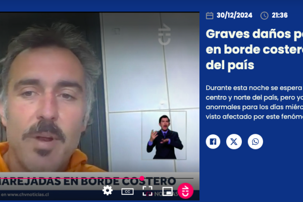 CHV | Graves daños por fuertes marejadas en borde costero del centro y norte del país