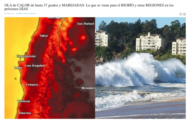 Amigos Penquistas | OLA de CALOR de hasta 37 grados y MAREJADAS: Lo que se viene para el BIOBÍO y otras REGIONES en los próximos DÍAS