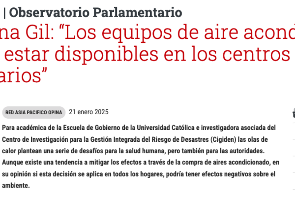 BCN | Magdalena Gil: “Los equipos de aire acondicionado deberían estar disponibles en los centros comunitarios”