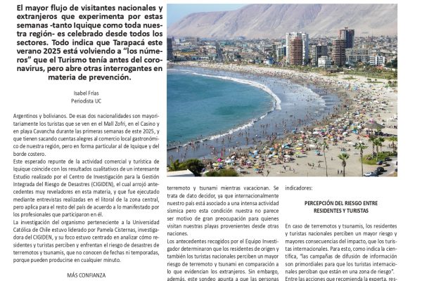 El Longino | Turistas perciben menos el riesgo ante terremotos y tsunamis mientras vacacionan en la Costa