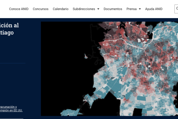 ANID | Mapa estima exposición al calor en el Gran Santiago