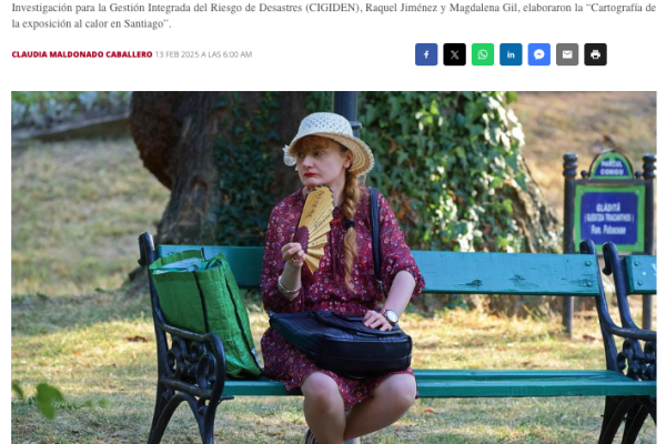 País Circular | Hasta 6 grados de diferencia: Estudio revela la desigualdad en la exposición al calor en la región Metropolitana