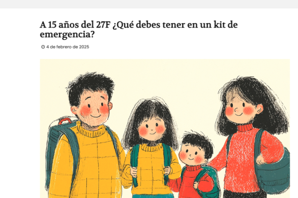 Radio del Mar | A 15 años del 27F ¿Qué debes tener en un kit de emergencia?