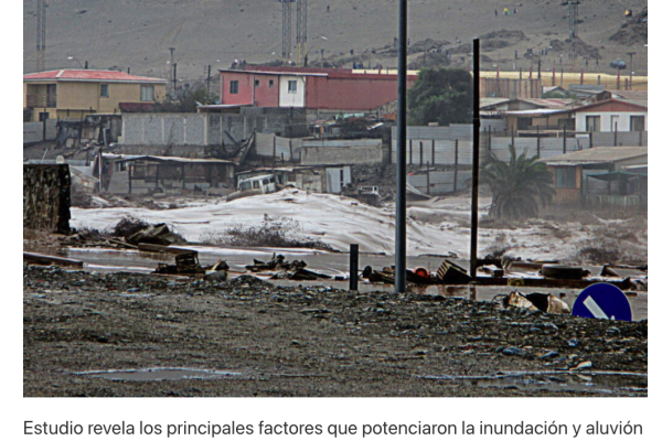Atacama RecTV | Estudio revela los principales factores que potenciaron la inundación y aluvión de Chañaral en el año 2015