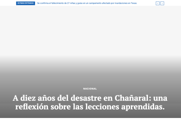 El Contenido | A diez años del desastre en Chañaral: una reflexión sobre las lecciones aprendidas.