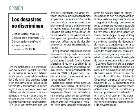 Diario El Día | Los desastres no discriminan