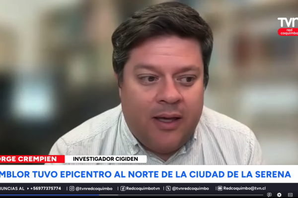 TVN Red Coquimbo | OTRO SISMO 5.3 Un nuevo sismo de mediana magnitud, en menos de una semana, remeció esta madrugada a la región de Coquimbo