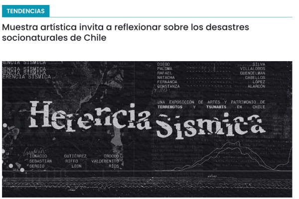 Cooperativa Ciencias | Muestra artística invita a reflexionar sobre los desastres socionaturales de Chile