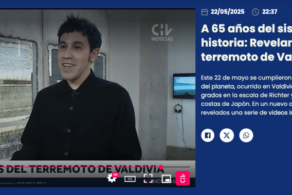 CHV | A 65 años del sismo más grande de la historia: Revelan registros inéditos del terremoto de Valdivia