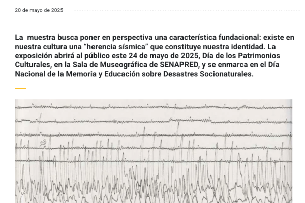 Escuela de Arte UC | “Herencia Sísmica”: exposición sobre terremotos y tsunamis en Chile reúne obras inéditas de artistas nacionales y objetos sismológicos