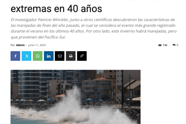 CodexVerde | Estudio revela que las marejadas de diciembre de 2024 fueron las más extremas en 40 años