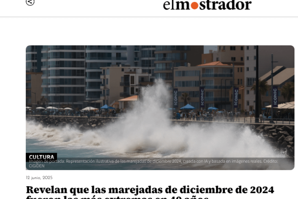 El Mostrador | Revelan que las marejadas de diciembre de 2024 fueron las más extremas en 40 años