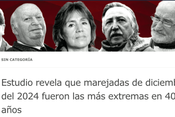 Valpo PC Chile | Estudio revela que marejadas de diciembre del 2024 fueron las más extremas en 40 años