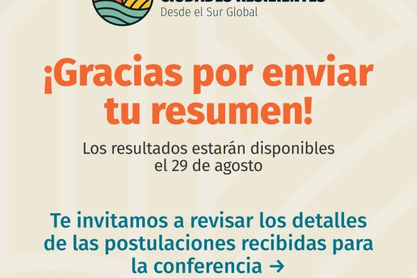 Exitosa convocatoria para la Conferencia Ciudades Resilientes 2025: más de 220 propuestas recibidas