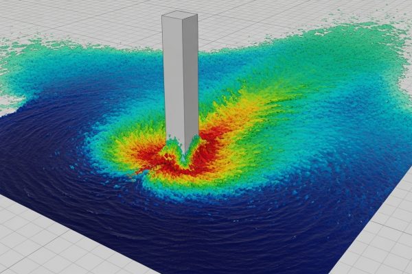 Olas de tsunamis provocan vórtices que generan socavones que ponen en peligro la edificación costera