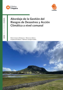 Portada de Abordaje de la Gestión del Riesgo de Desastres y Acción Climática a nivel comunal