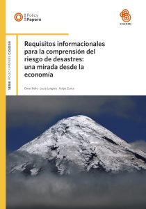 Portada de Requisitos informacionales para la comprensión del riesgo de desastres: una mirada desde la economía